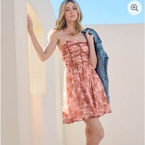 Venus Paisley, chiffon mini dress